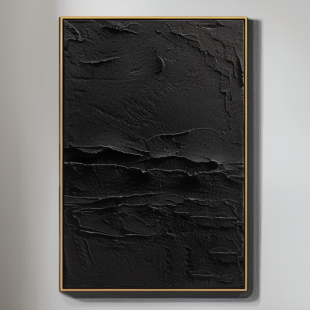 3D Textured Minimalistic Balance Canvas Painting