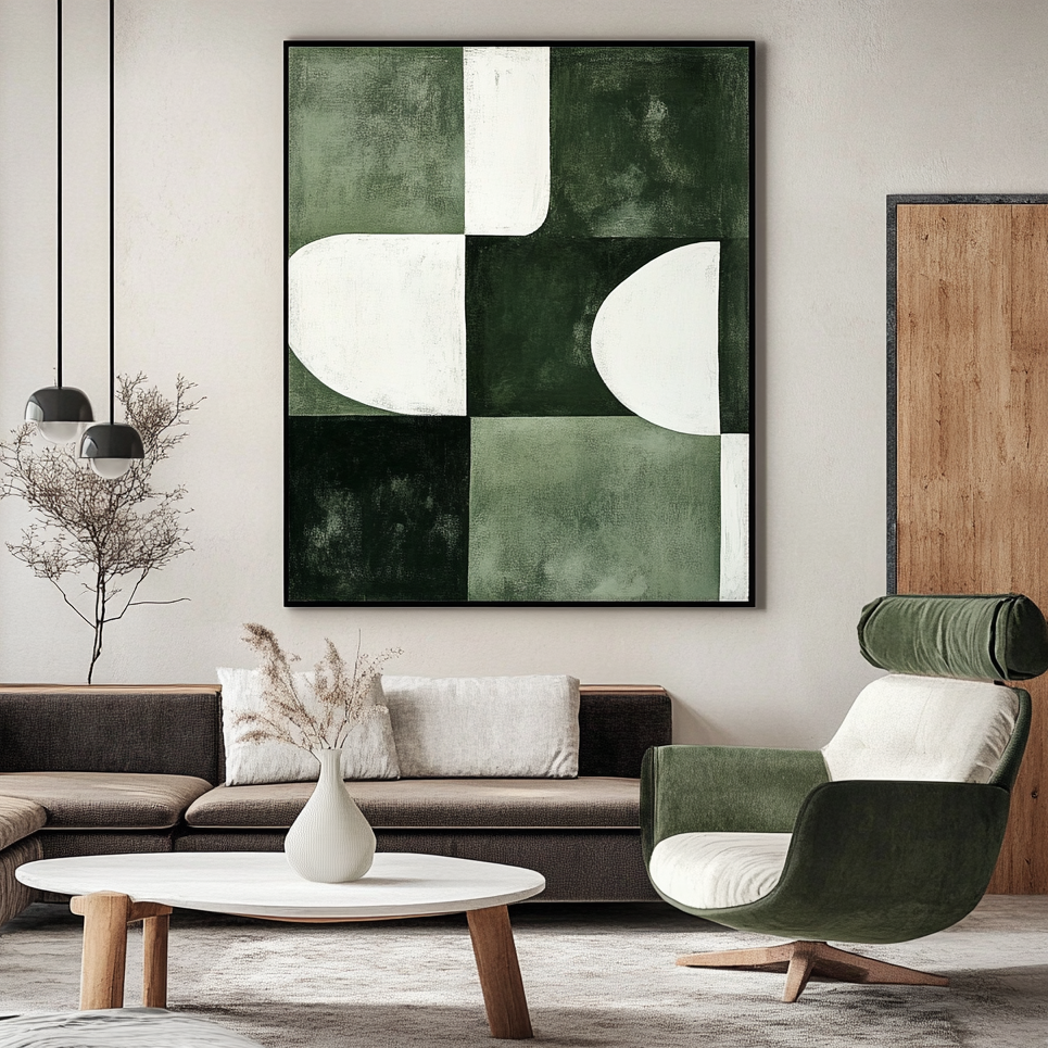 Minimalist Abstract Painting for Home Decor