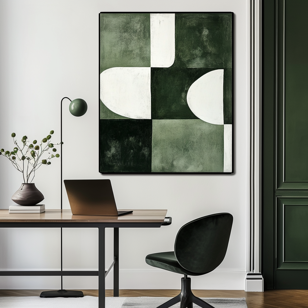 Minimalist Abstract Painting for Home Decor