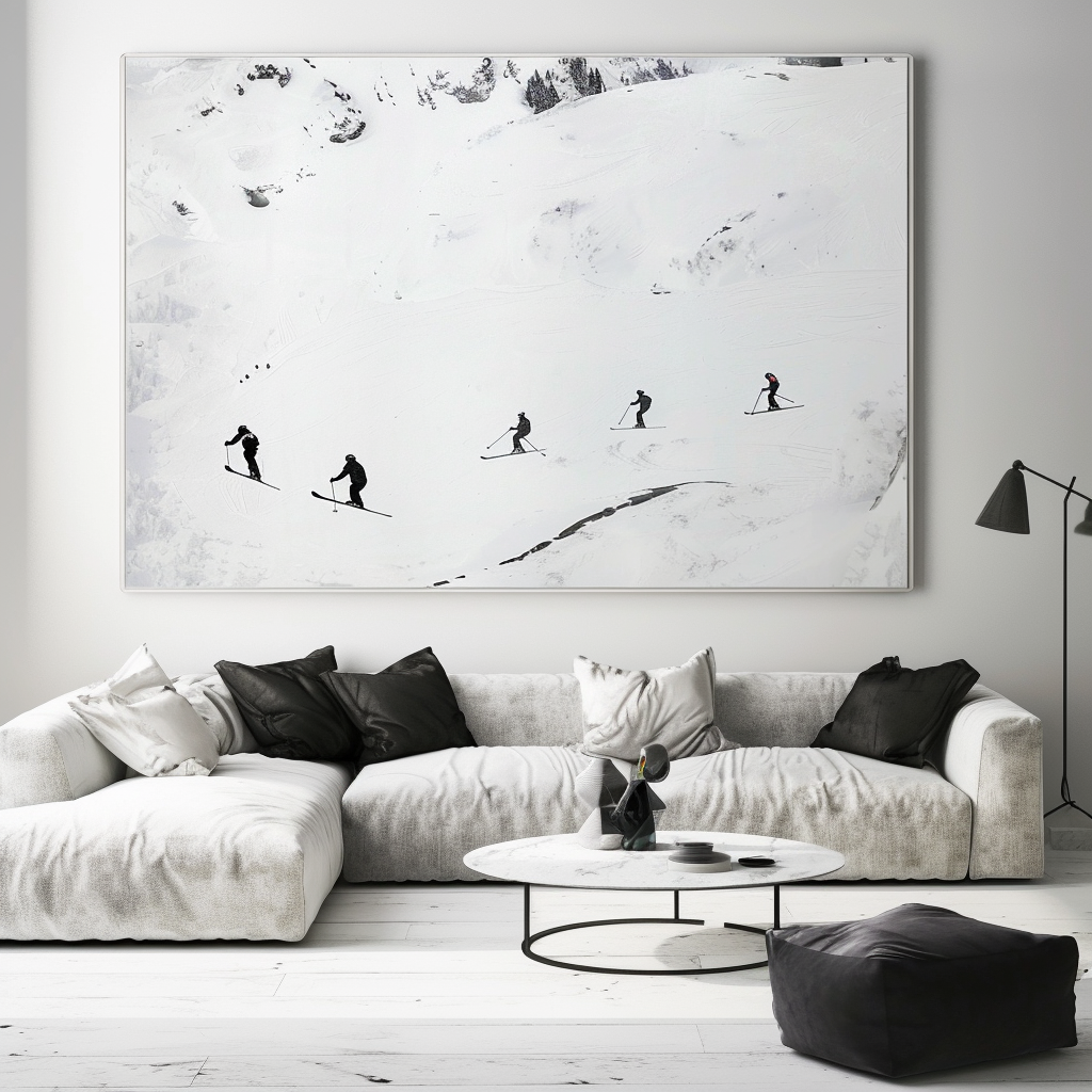 Minimalist Abstract Painting for Home Decor