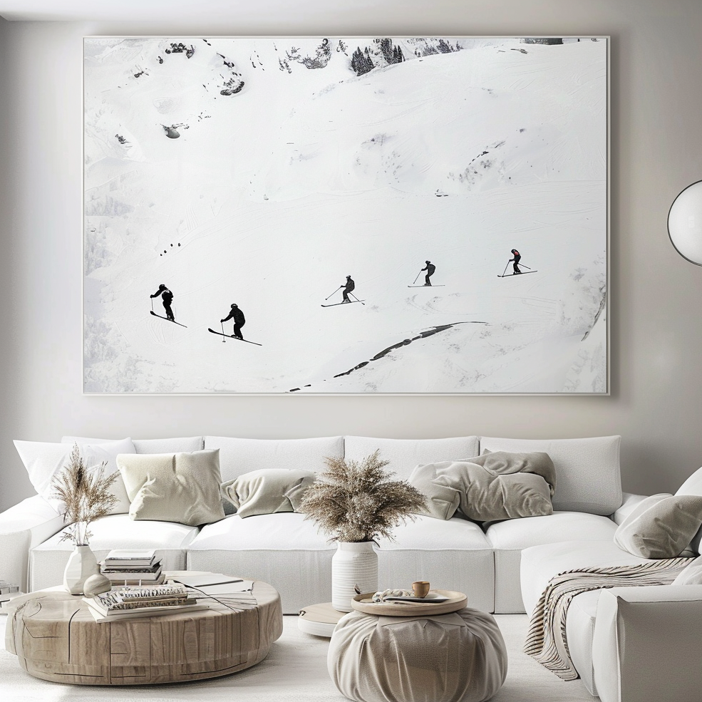 Minimalist Abstract Painting for Home Decor