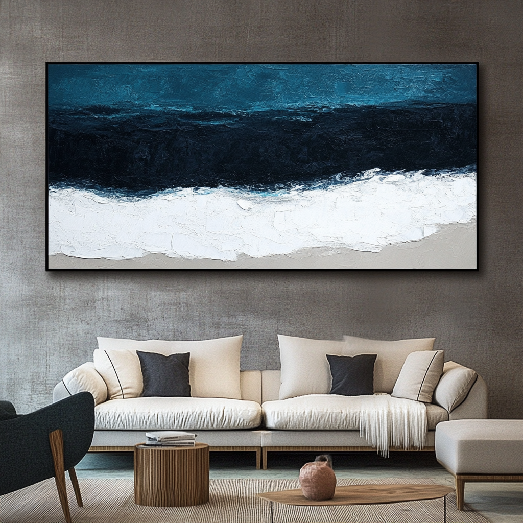 Minimalist Abstract Painting for Home Decor