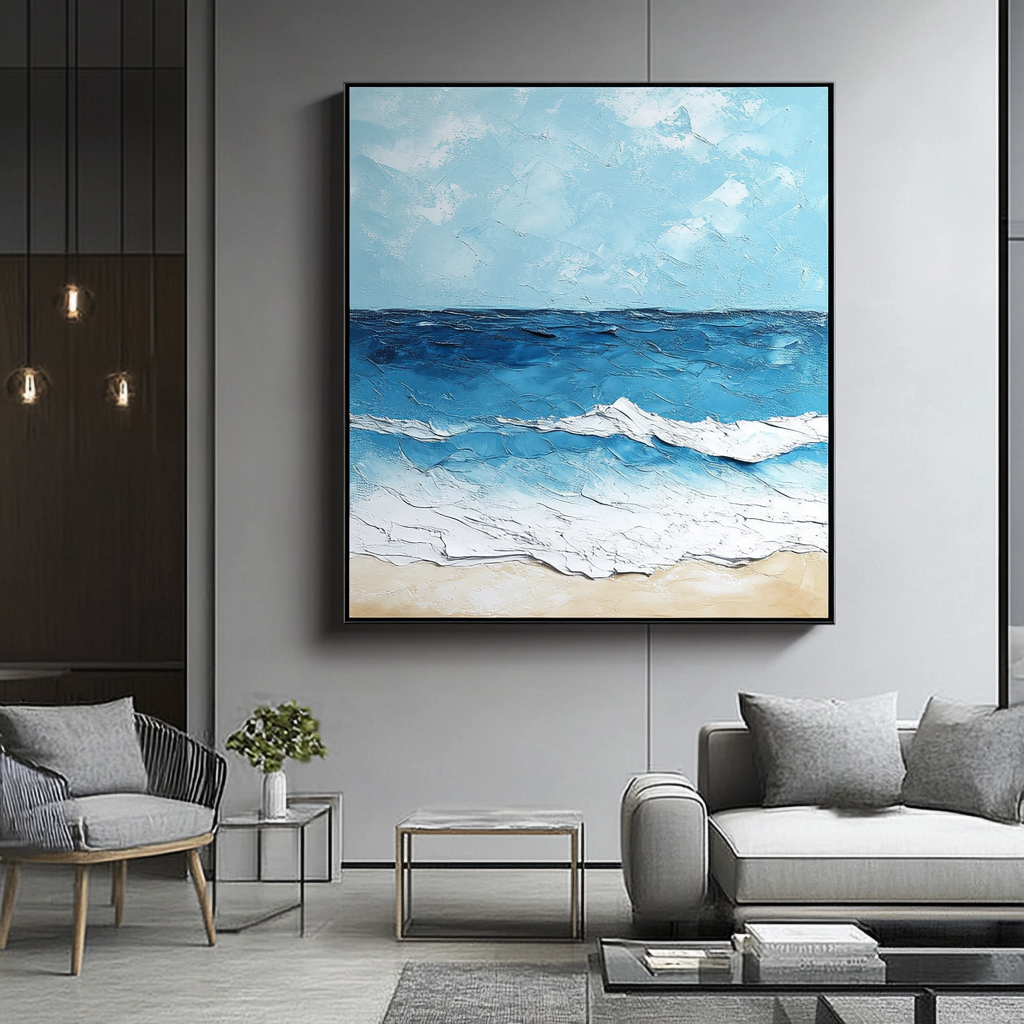 Minimalist Abstract Painting for Home Decor