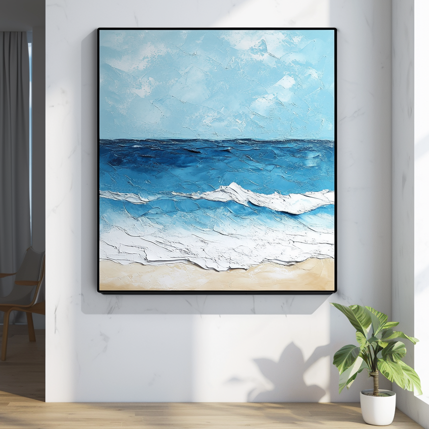 Minimalist Abstract Painting for Home Decor