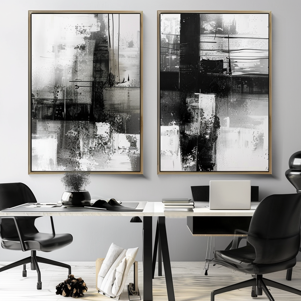 Minimalist  Abstract Painting for Home Decor