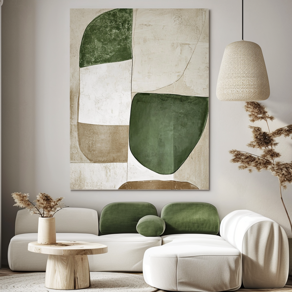 Minimalist Abstract Painting for Home Decor