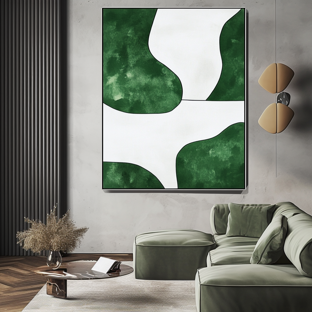 Minimalist Abstract Painting for Home Decor