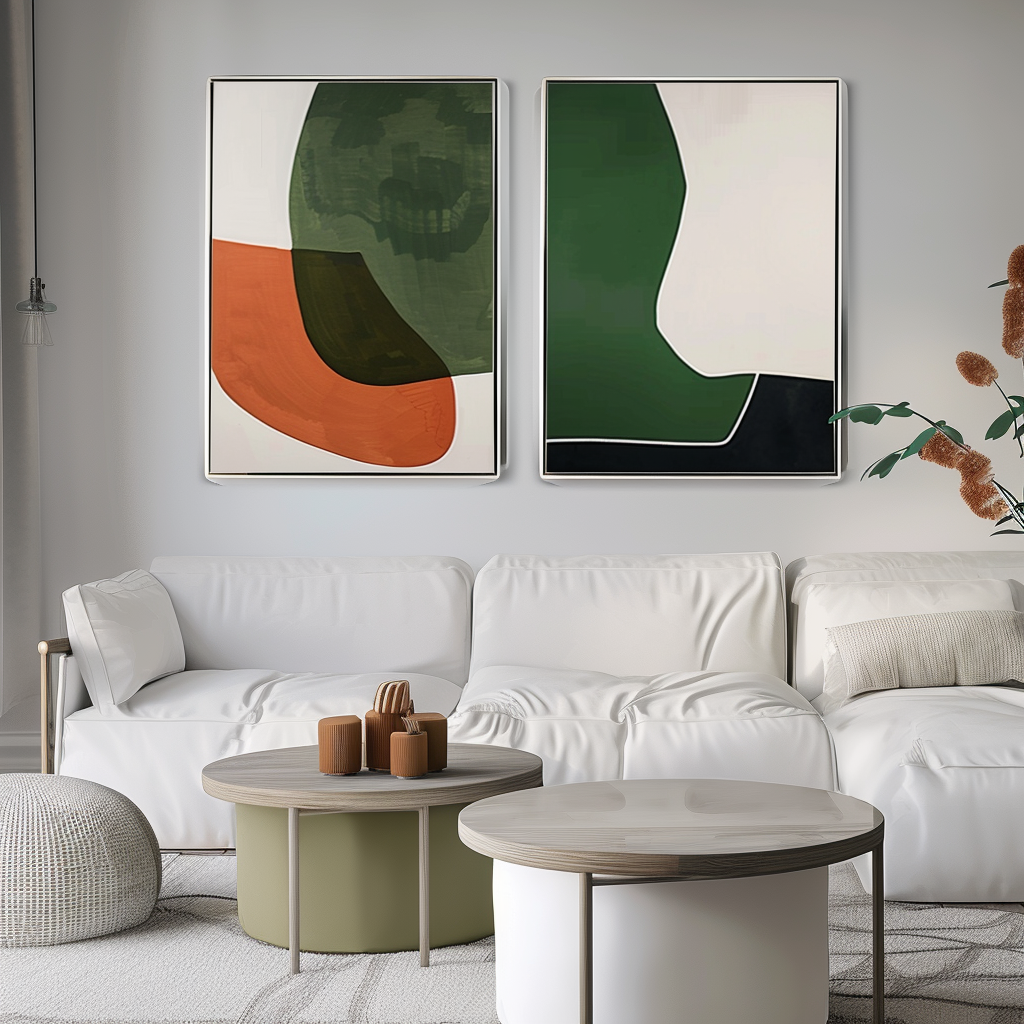 Minimalist Abstract Painting for Home Decor