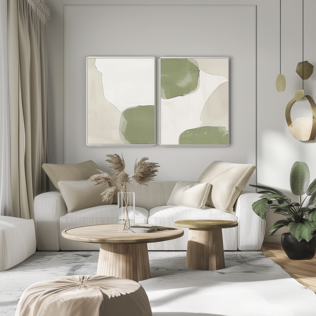 Minimalist Abstract Painting for Home Decor