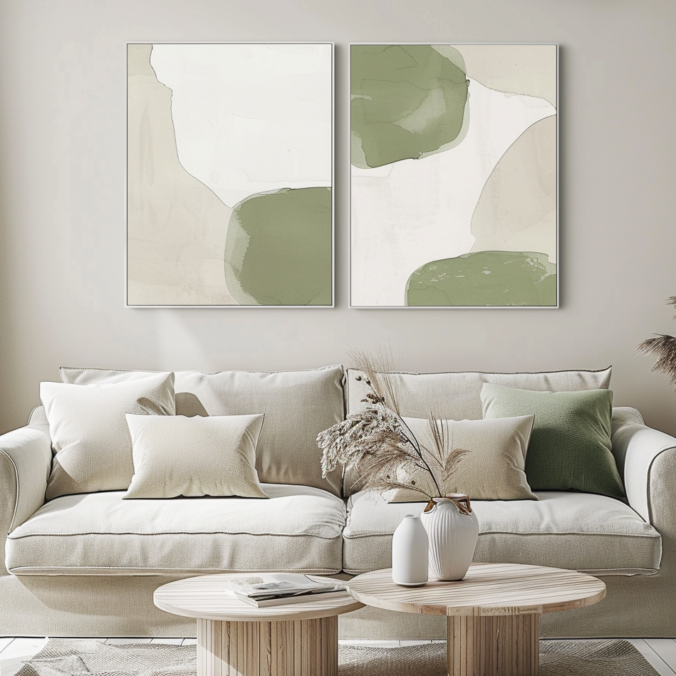 Minimalist Abstract Painting for Home Decor