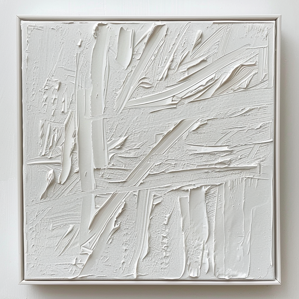 3D Textured Minimalistic Balance Canvas Painting Home Decor