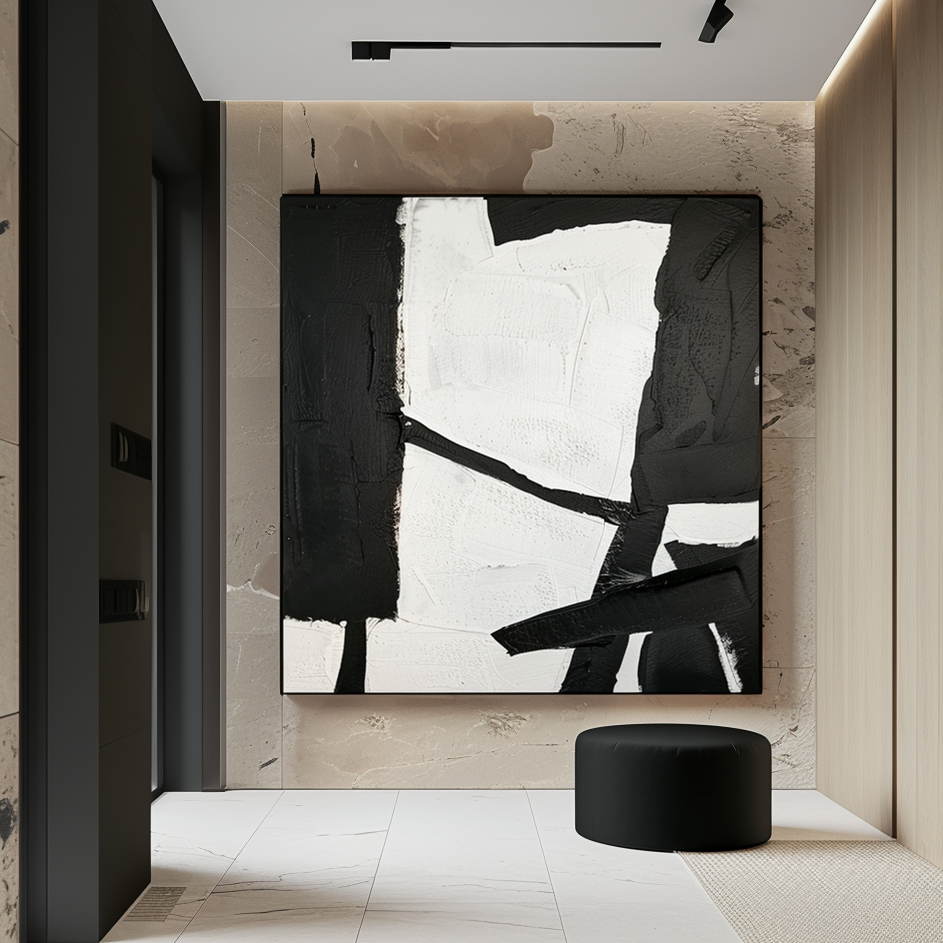 Minimalist Abstract Painting for Home Decor