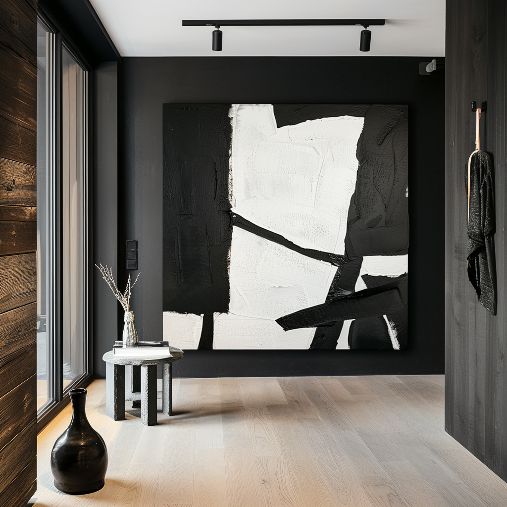 Minimalist Abstract Painting for Home Decor