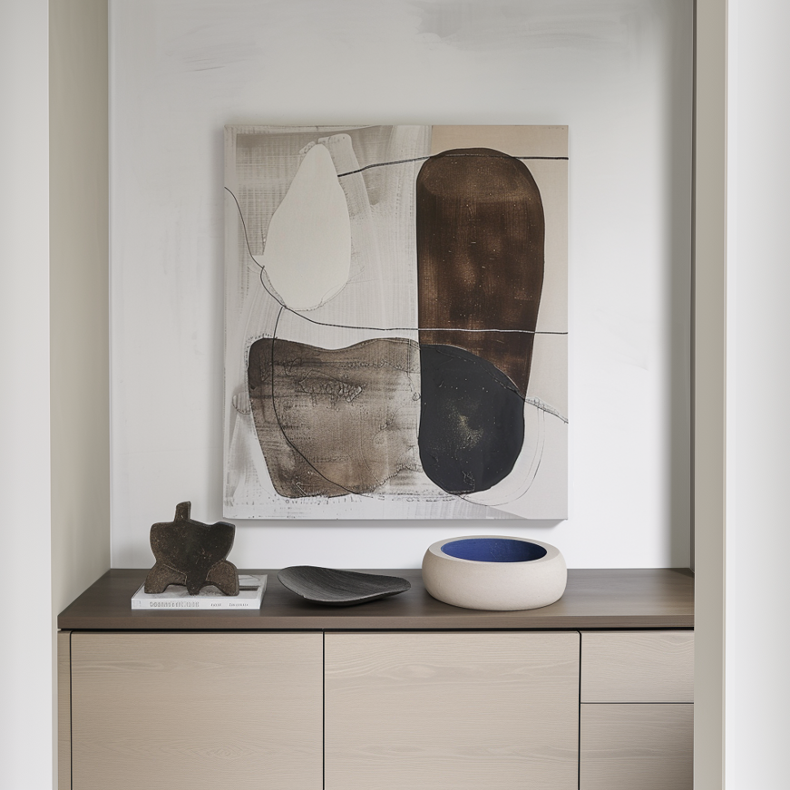 Minimalist Abstract Painting for Home Decor