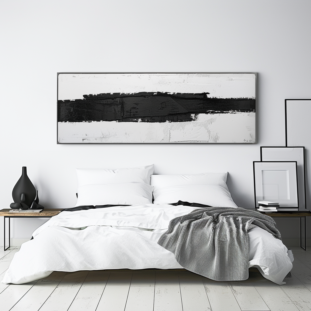 Minimalist Zen Balance Abstract Painting for Living Room Bedroom