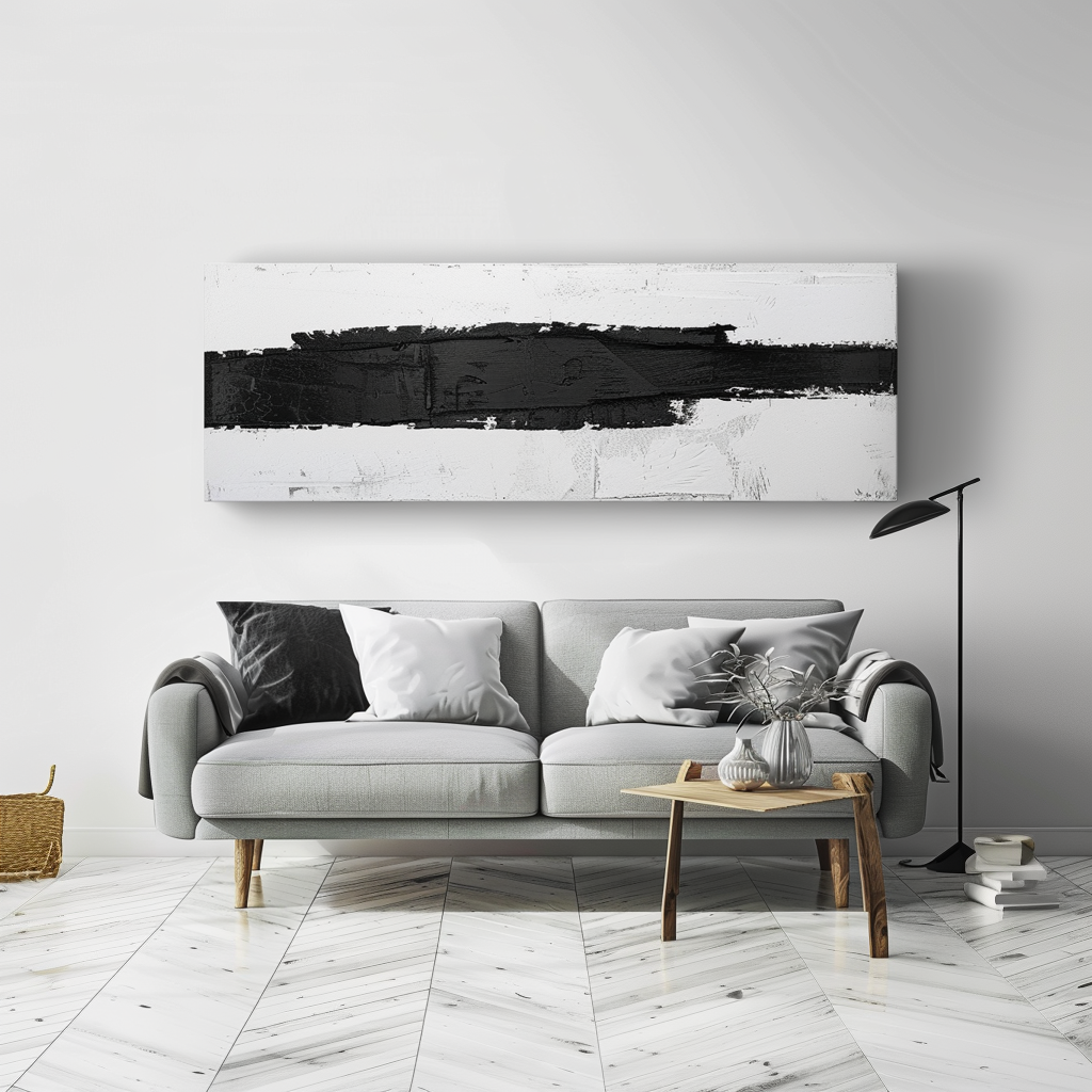 Minimalist Zen Balance Abstract Painting for Living Room Bedroom