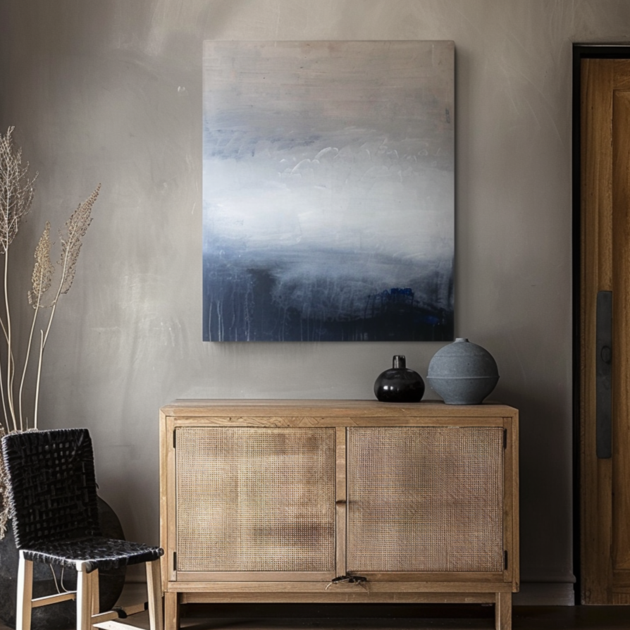 Minimalist Zen Balance Abstract Painting for Living Room Bedroom