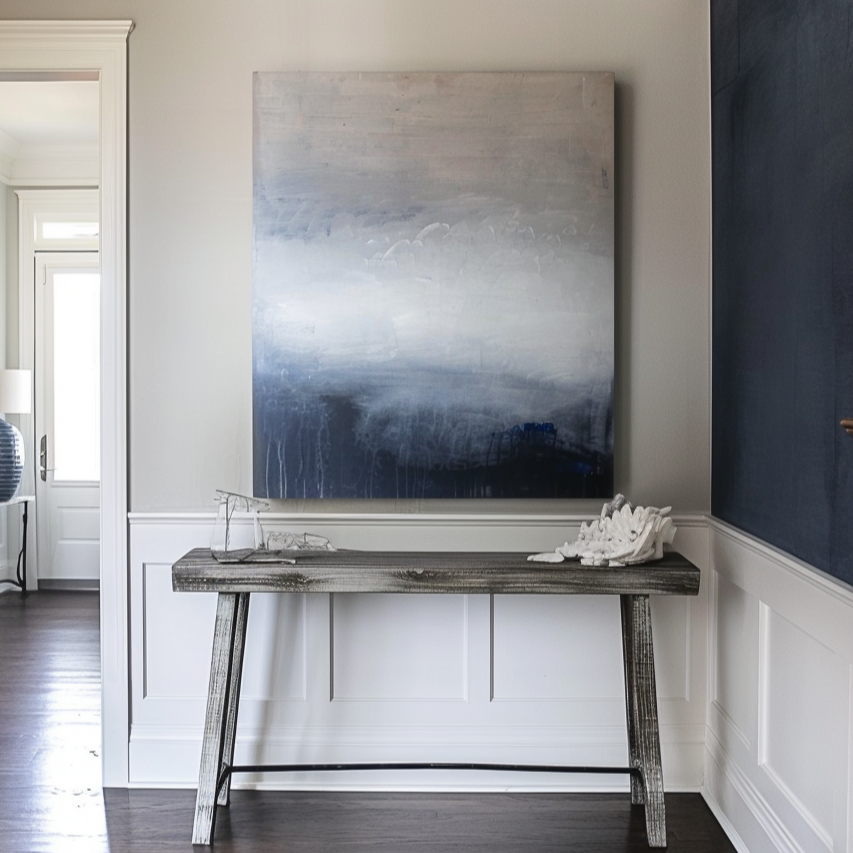 Minimalist Zen Balance Abstract Painting for Living Room Bedroom